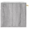 vidaXL Armoire murale Sonoma gris 60x36,5x35 cm Bois d'ing&eacute;nierie