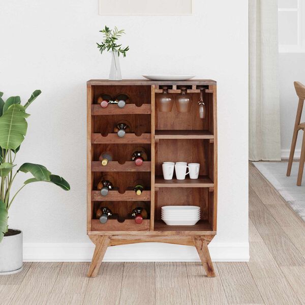 vidaXL &Eacute;tag&egrave;re Marron 60 x 30 x 90 cm Bois Recycl&eacute; Solide