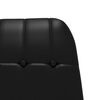 vidaXL Chaise de relaxation Noir brillant Similicuir