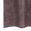 vidaXL Rideaux en velours 2 pcs Marron 175 x 140 cm Velours