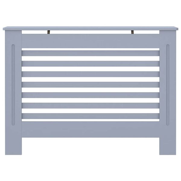vidaXL Cache-radiateur anthracite 112x19x81,5 cm MDF