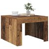 vidaXL Table basse Bois ancien 50 x 50 x 35 cm Bois d'ingénierie