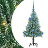 vidaXL Arbre de No&euml;l artificiel floconn&eacute; de neige avec lumi&egrave;re LED