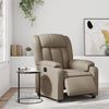 vidaXL Fauteuil inclinable &eacute;lectrique Cappuccino Similicuir
