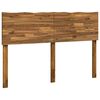 vidaXL T&ecirc;te de lit en bois brut ROSTOCK Naturel 120 cm
