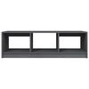 vidaXL Table basse gris 110x50x34 cm bois de pin massif