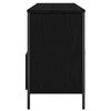 vidaXL Meuble de salle de bain lavabo tiroirs ch&ecirc;ne noir 90x34,5x60 cm