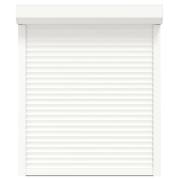 vidaXL Volet roulant aluminium 100x130 cm blanc