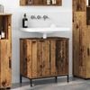 vidaXL Meuble de Lavabo de Salle de Bain avec stockage Bois Ancien