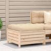 vidaXL Repose-pied de jardin 62x63,5x32 cm bois de pin massif