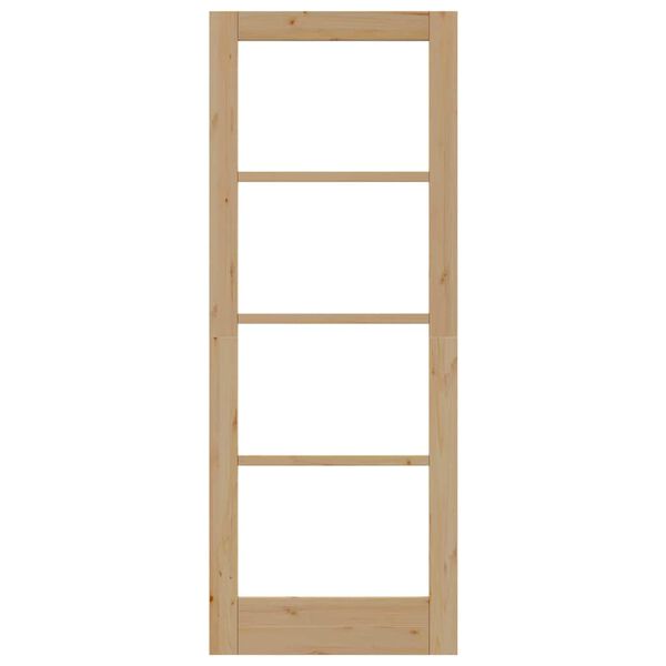 vidaXL Porte Intérieure avec Verre ORKDAL Marron 78 x 202 cm