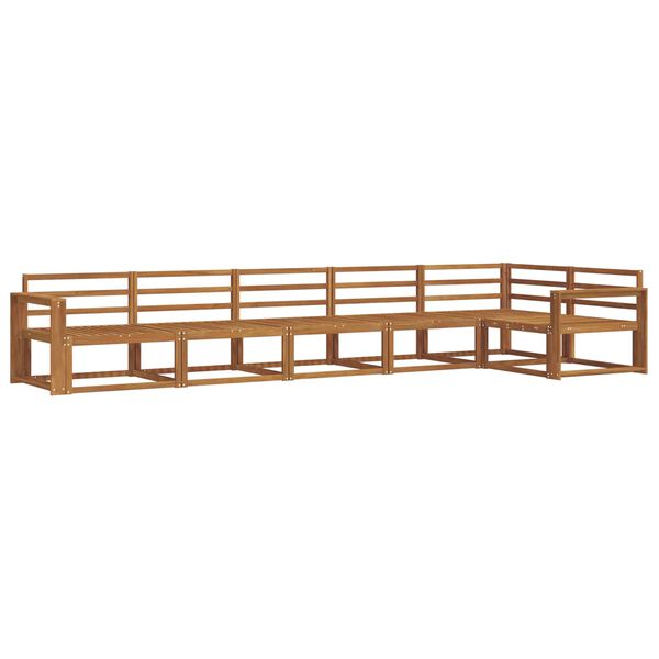 vidaXL Ensemble de canap&eacute;s d'ext&eacute;rieur 6 pcs Naturel