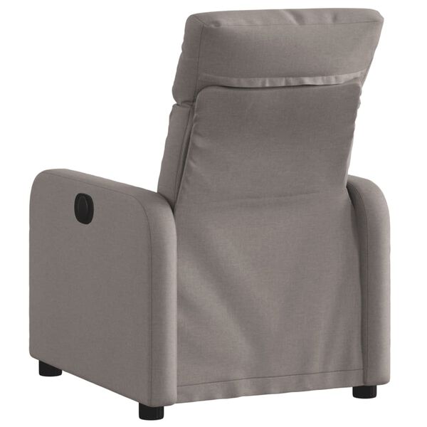 vidaXL Fauteuil inclinable Taupe Tissu