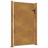 vidaXL Portail de jardin 100x125 cm en acier Corten