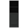 vidaXL Buffet haut noir 36x35,5x103,5 cm bois d'ing&eacute;nierie