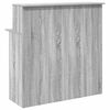 vidaXL Bureau de r&eacute;ception sonoma gris 100x50x103,5 cm bois ing&eacute;nierie