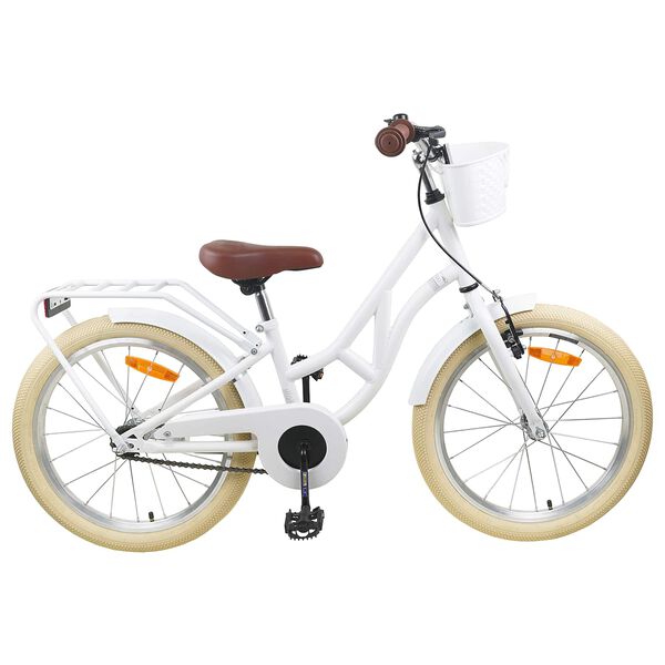 vidaXL V&eacute;lo pour Enfants 20 Pouces 6-11 Blanc