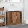 vidaXL Cabinet de salle de bain avec porte Bois Ancien 63 x 29 x 55 cm