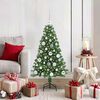 vidaXL Sapin de Noël artificiel Vert 120 cm PVC, Acier et Plastique