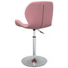 vidaXL Chaise pivotante de salle &agrave; manger Rose Velours