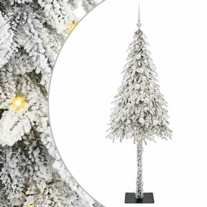 vidaXL Sapin de No&euml;l avec 300 LED Blanc 180 cm PE et Acier