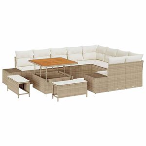 vidaXL Ensemble de canap&eacute; de jardin 12 pi&egrave;ces 11-Nombre de places
