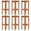 vidaXL Ensemble de bar de jardin 7 pcs bois d'acacia solide