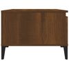 vidaXL Table basse Chêne marron 90x50x36,5 cm Bois d'ingénierie