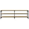 vidaXL Meuble TV ch&ecirc;ne sonoma 160x30x50 cm bois d'ing&eacute;nierie