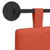 vidaXL T&ecirc;te de lit suspendue Uni Rouge orange 210 x 55 x 5 cm