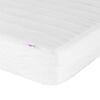vidaXL Cadre de lit d'angle avec matelas 2 pcs Noir Velours