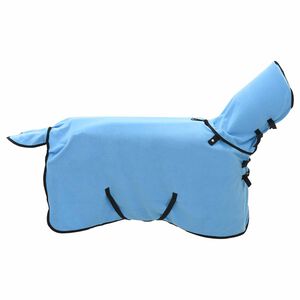 vidaXL Couverture &Eacute;quine Aqua Complet 75 cm Fleece en polyester
