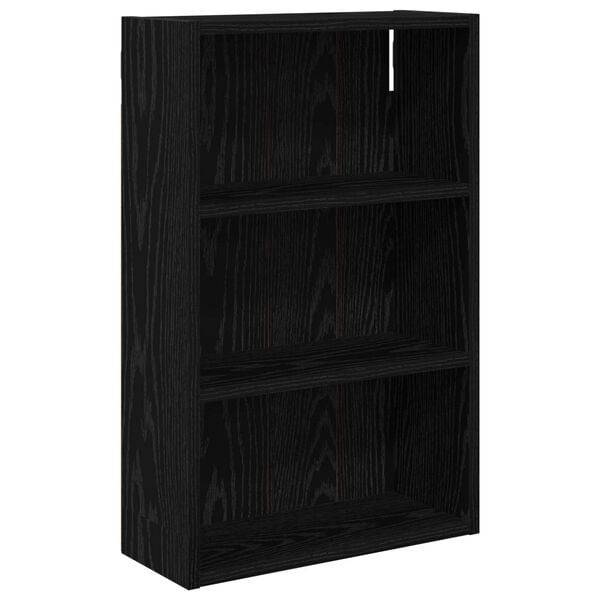 vidaXL Armoire murale de salle de bain Ch&ecirc;ne Noir 40 x 16 x 62,5 cm