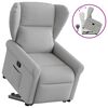 vidaXL Fauteuil inclinable gris nuage tissu