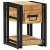 vidaXL Cabinet de chevet 2 pc Marron 30 x 30 x 40 cm