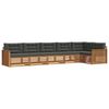 vidaXL Ensemble de canap&eacute;s d'ext&eacute;rieur 6 pc Naturel et Anthracite