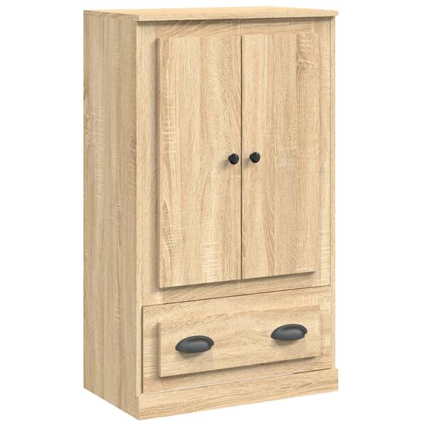 vidaXL Buffet haut chêne sonoma 60x35,5x103,5 cm bois d'ingénierie