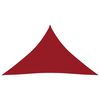 vidaXL Voile de parasol tissu oxford triangulaire 4x4x5,8 m rouge