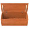 vidaXL Bo&icirc;te de rangement avec stockage Cire marron 89 x 36,5 x 33 cm