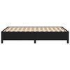 vidaXL Cadre de lit sans matelas noir 120x200 cm tissu