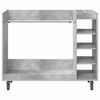 vidaXL Armoire de Golf avec roue Uni Gris b&eacute;ton 120 x 45 x 98 cm