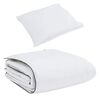vidaXL Duvet d'hiver avec oreiller 2 pcs Blanc Plume de canard