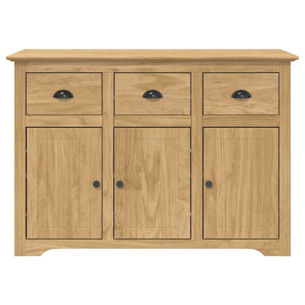 vidaXL Buffet BODO Marron miel 115,5 x 44 x 80 cm Bois d'ing&eacute;nierie
