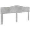 vidaXL T&ecirc;te de lit Gris b&eacute;ton Bois d'ing&eacute;nierie