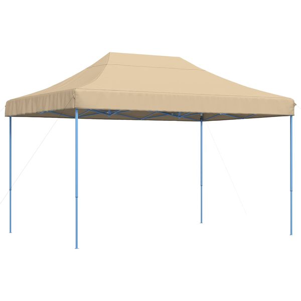 vidaXL Tente de f&ecirc;te Beige 279 x 410 x 315 cm Tissu Oxford