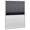 vidaXL Moustiquaire pliss&eacute;e pour fen&ecirc;tre et store Aluminium 80 x 100cm