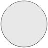 vidaXL Miroir mural Noir &Oslash; 60 cm Rond