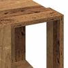 vidaXL Table basse Bois Ancien 32 x 32 x 30 cm Bois d'ing&eacute;nierie
