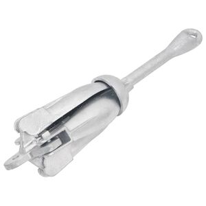 vidaXL Ancre pliable argent&eacute; 4 kg fonte galvanis&eacute;e &agrave; chaud