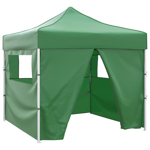vidaXL Tente de f&ecirc;te Vert 291 x 291 x 315 cm Tissu Oxford